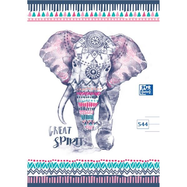 Notizbuch Oxford BOHO Nr.444, A4, Linie, 40 Blatt