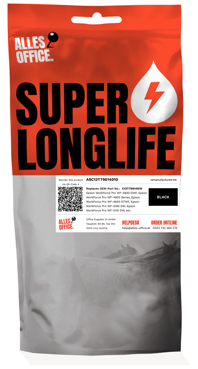 Superlonglife Epson C13T79014010 / 79XL Tinte schwarz