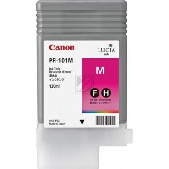 Original Canon 0885B001 / PFI-101M Tinte magenta