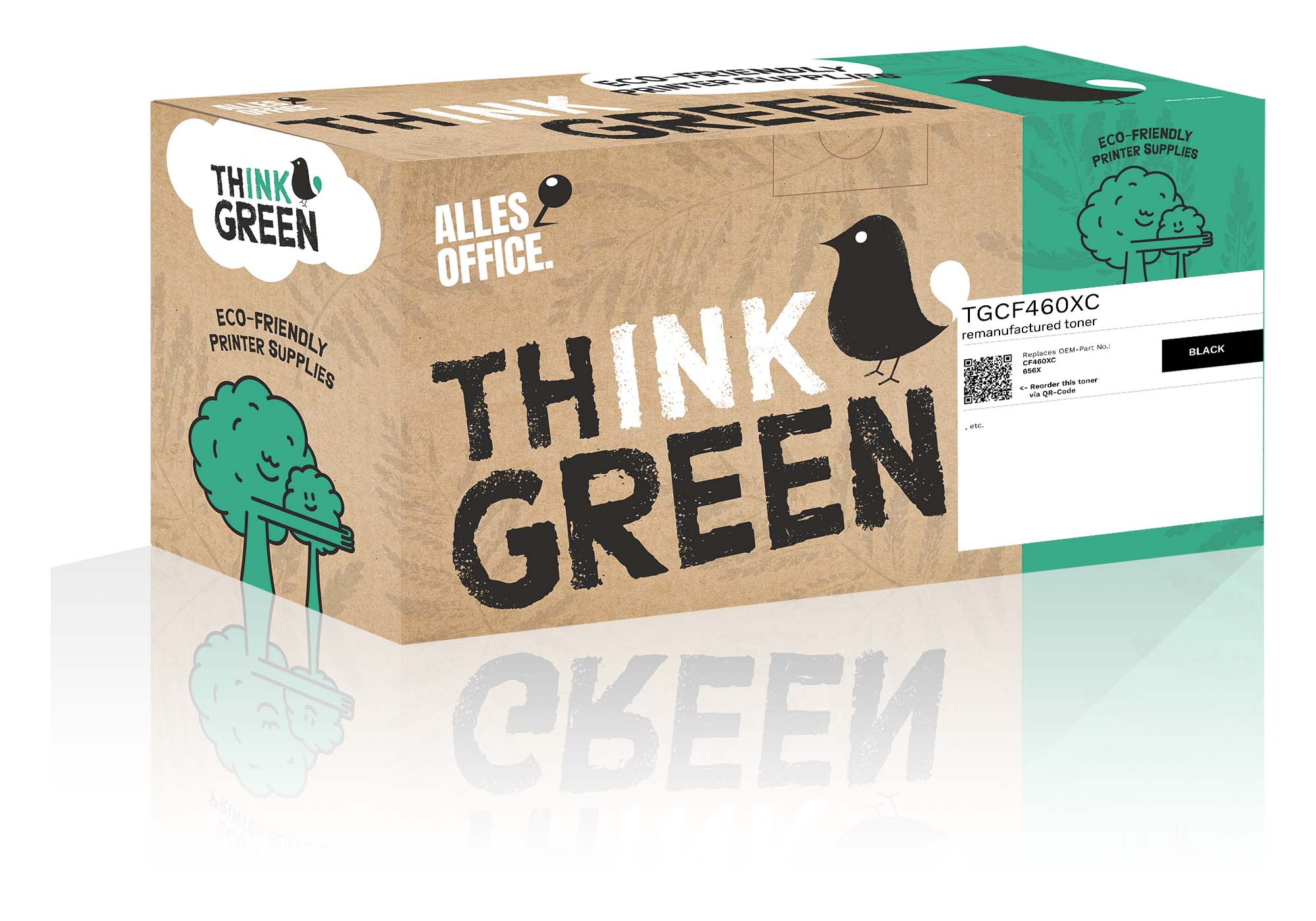 ThinkGreen HP CF460XC / 656X schwarz
