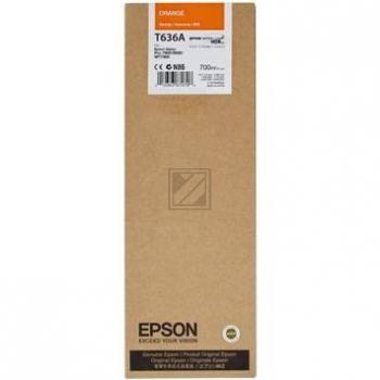 Original Epson C13T636A00 / T636A Tinte orange