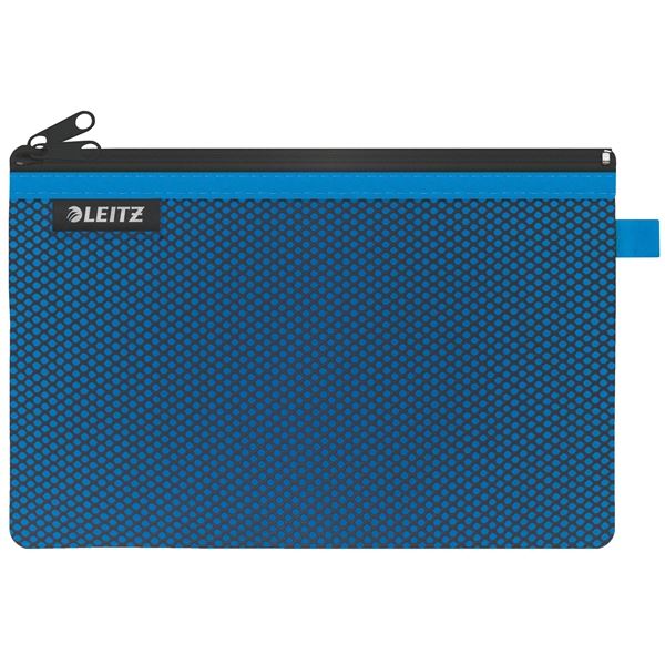 Doppelte Stofftasche, Leitz WOW - groß, blau