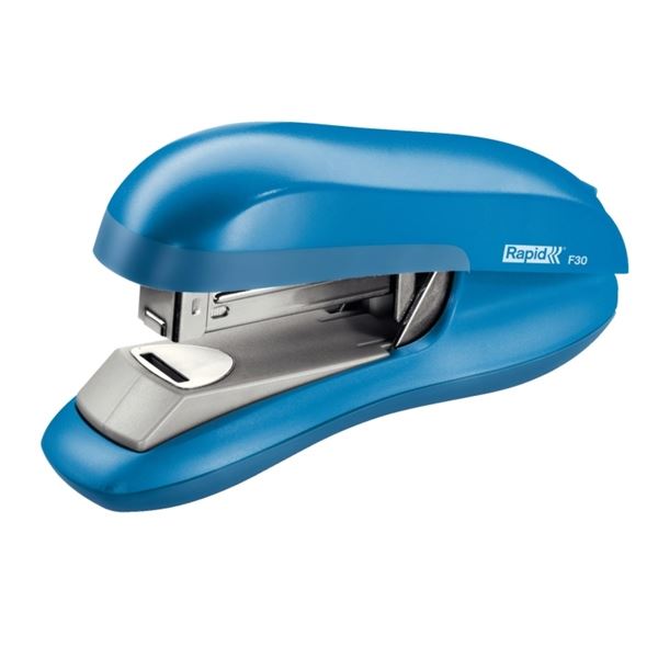 Hefter Rapid F30, Flachheftung, hellblau