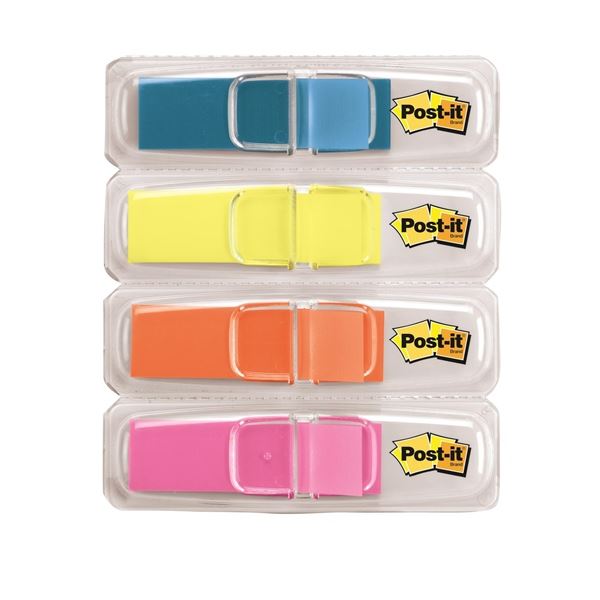 Lesezeichen Post-it, vollfarbig, Mix aus 4 Pastellfarben. Farben