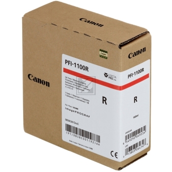 Original Canon 0858C001 / PFI-1100R Tinte rot Canon Tintenpatrone rot (0858C001, PFI-1100R)