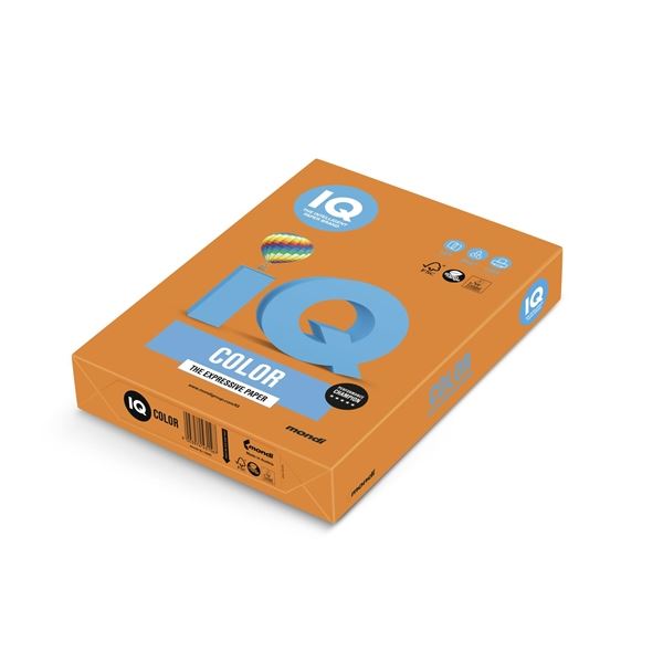 Farbpapier IQ A4-OR43,orange,80g/m2,500 Blatt