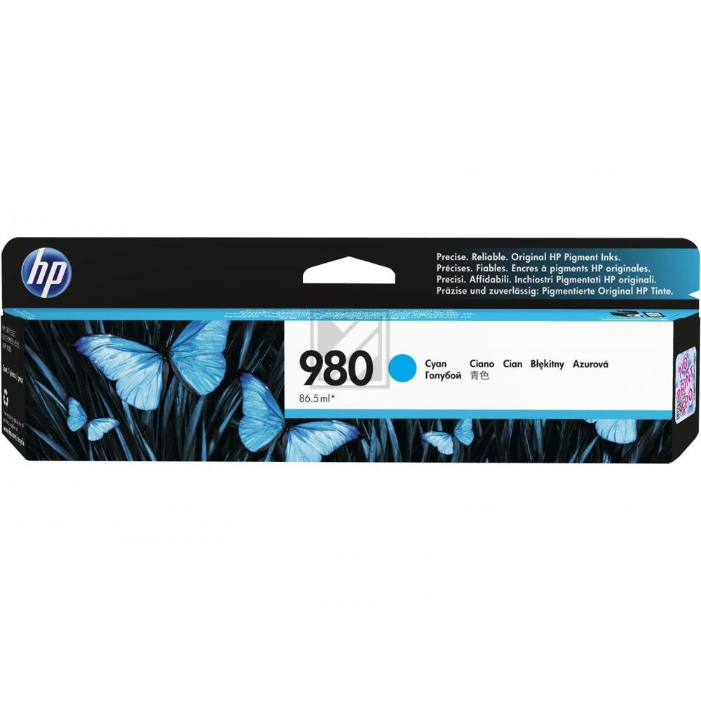Original HP D8J07A / 980 Tinte cyan