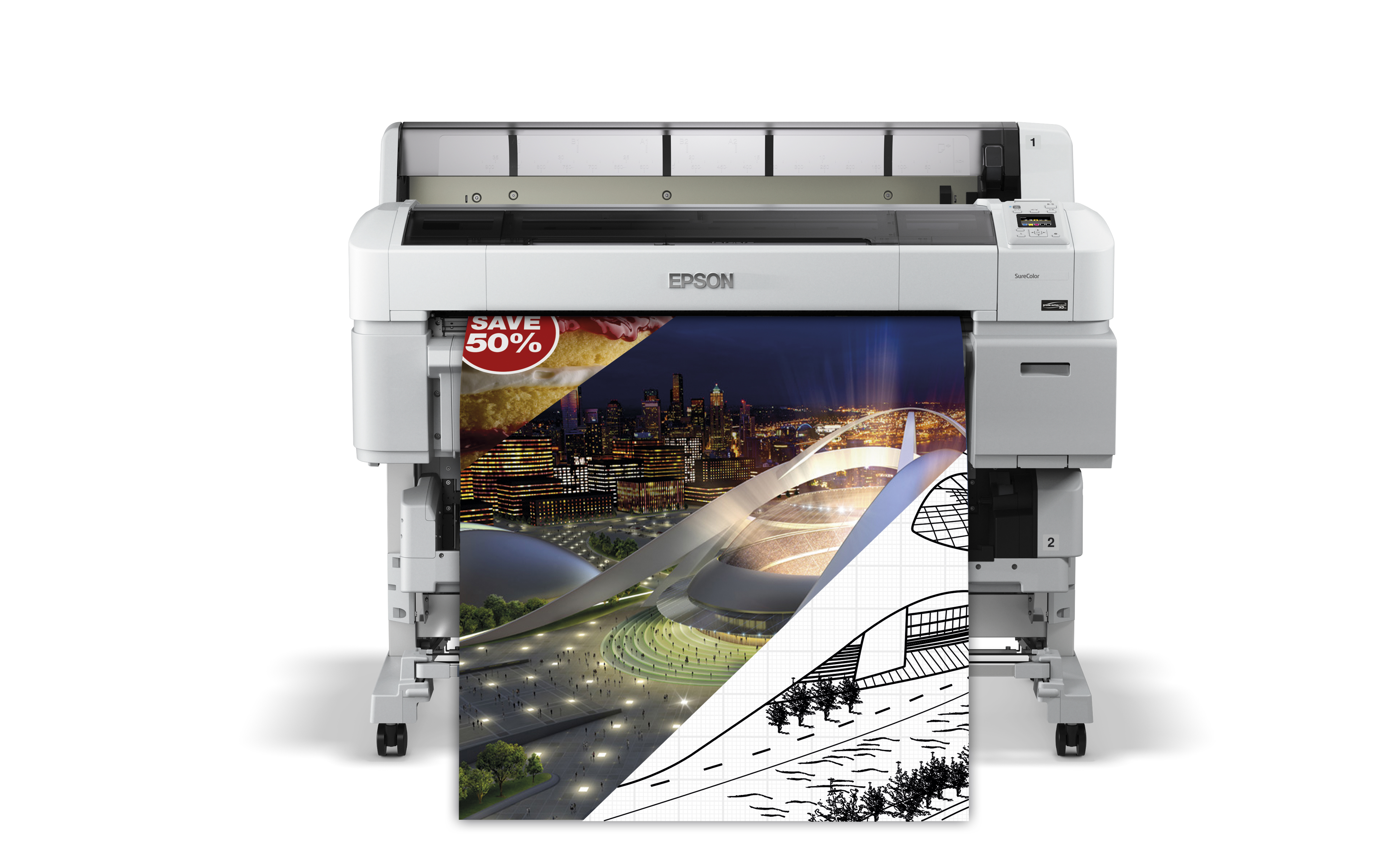 Epson SureColor SC-T5200 PS MFP Großformatdrucker Epson SureColor SC-T5200 PS MFP Großformatdrucker