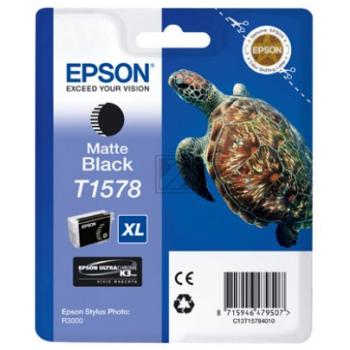 Original Epson C13T15784010 / T1578 Tinte schwarz matt