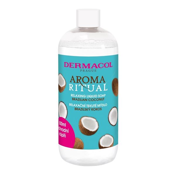 Dermacol Ritual-Kokosnuss-Flüssigseife, Nachfüllpackung, 500 ml