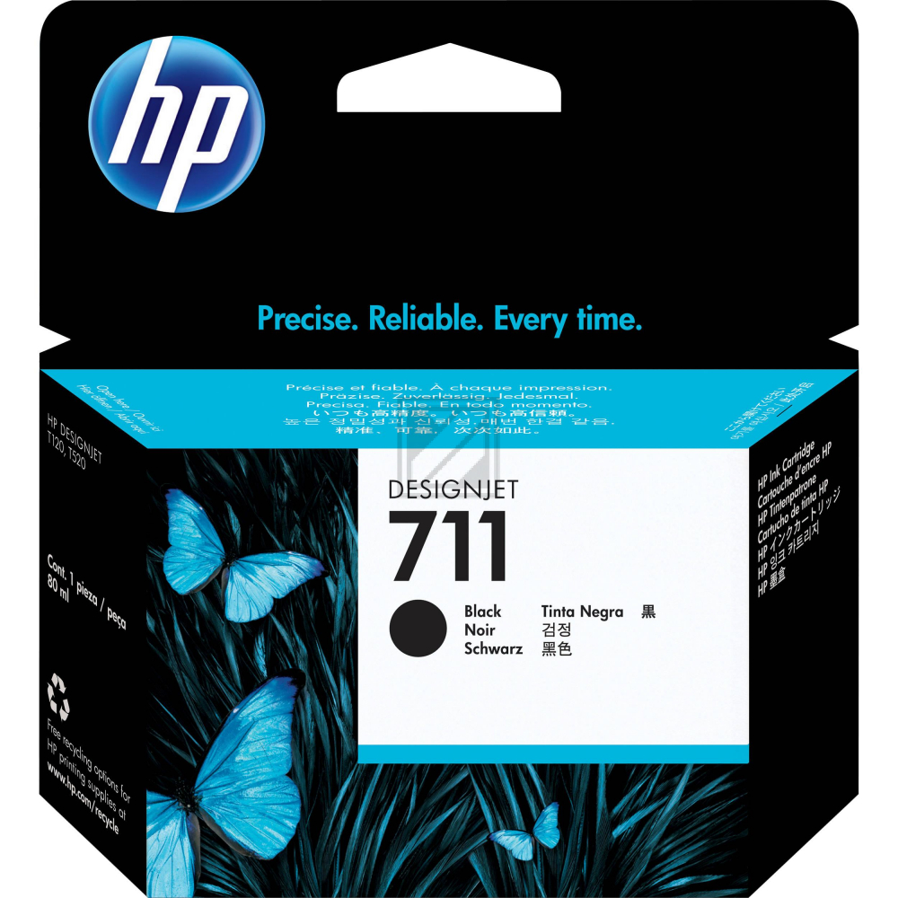 Original HP CZ129A / 711 Tinte schwarz