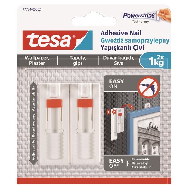 Tesa Tapeten- und Gipsnagel 1kg, 2St.