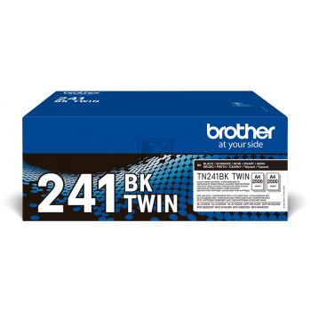 Original Brother TN241BKTWIN Toner schwarz - 2 Stück