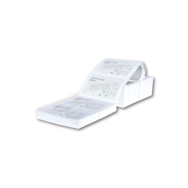 Tabellierpapier 1+2, 25 cm, Abrechnungsumschlag, Packung mit 1000 Umschlägen (= 1 Packung), Perf.6&quot; mit BP (0297730)