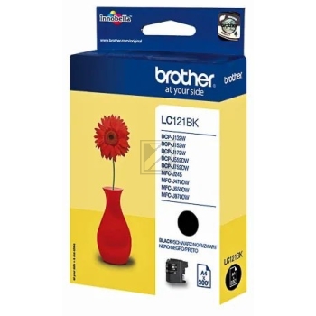 Brother Tintenpatrone schwarz (LC-121BK)