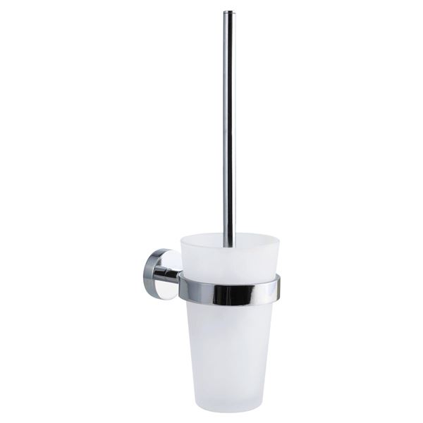 Toilettenbürstengarnitur tesa® Smooz, Metall verchromt
