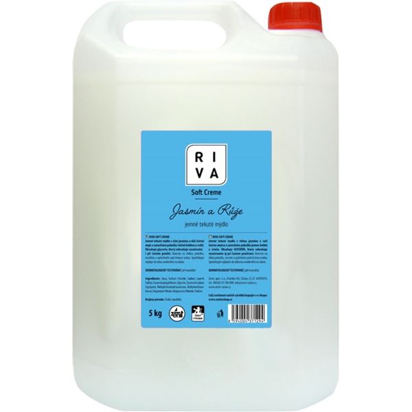 Riva Sanfte Flüssigseife, weiß, 5 l