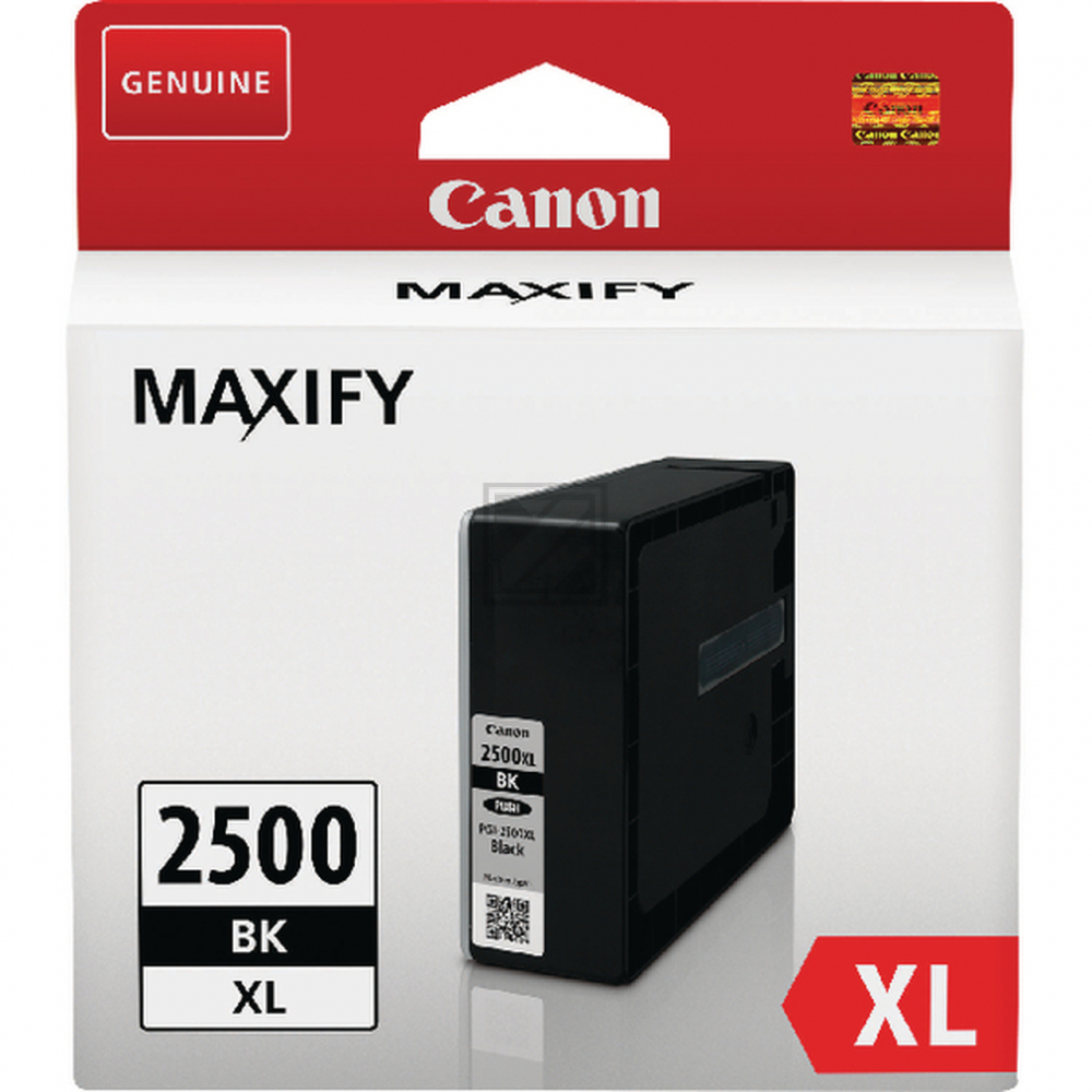 Original Canon 9254B001 / PGI-2500XLBK Tinte schwarz Canon Tintenpatrone schwarz HC (9254B001, PGI-2500XLBK)