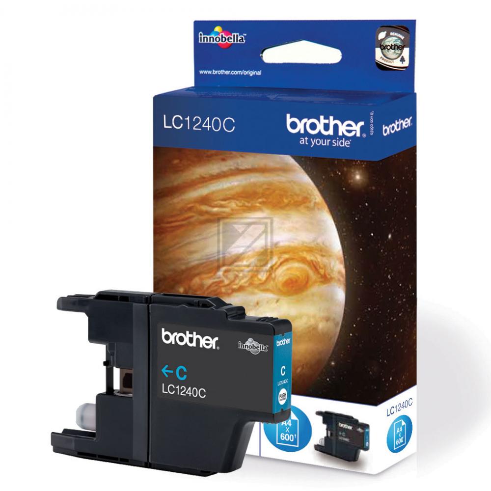 Original Brother LC-1240C Tinte cyan