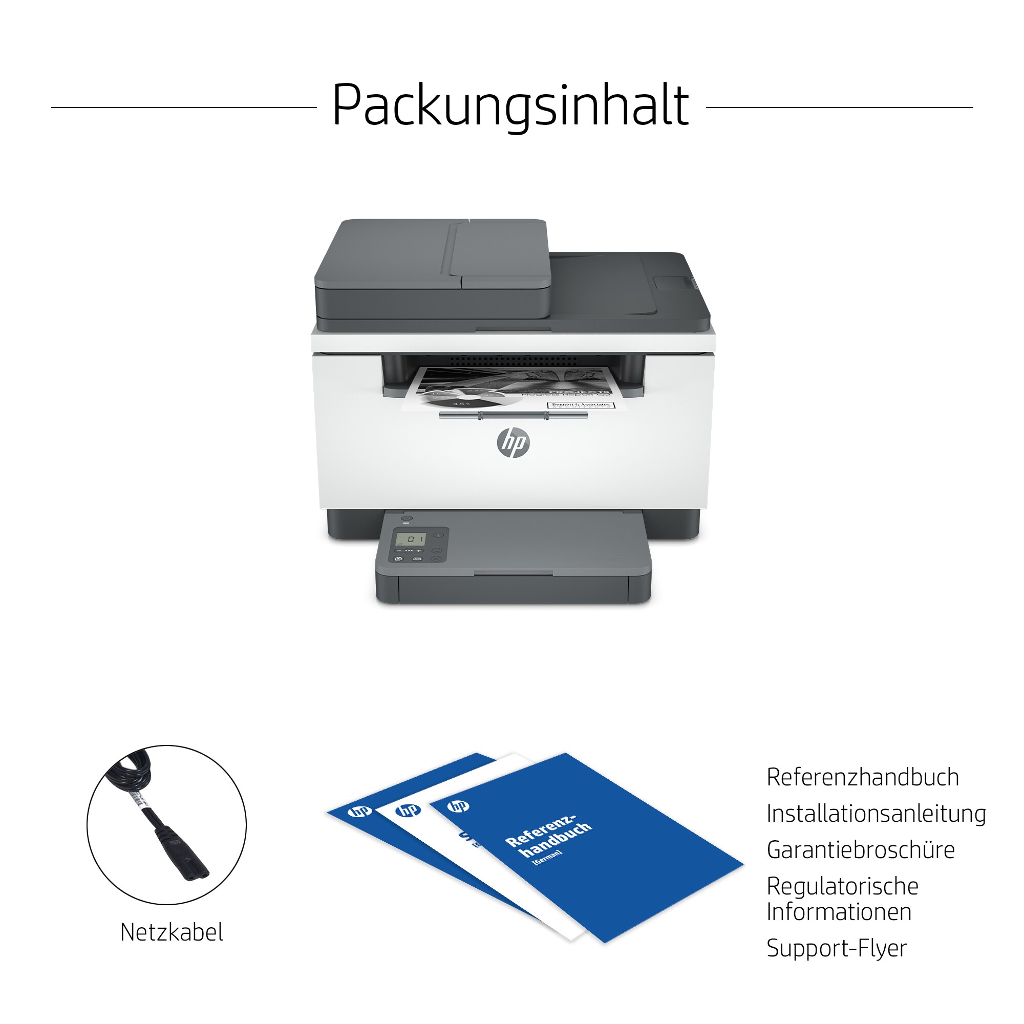 HP LaserJet MFP M234sdn Drucker, Drucken, Kopieren, Scannen, Scannen an E-Mail; Scannen an PDF; Kompakte Größe; Energieeffizient; Schneller beidseitiger Druck; ADF für 40 Blatt