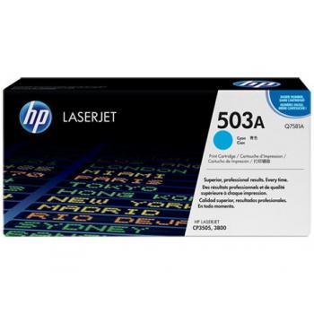 Original HP Q7581A / 503A Toner cyan HP Toner-Kartusche cyan (Q7581A, 503A)