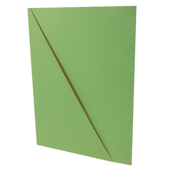 Mappen mit Ecktasche,A4,Karton,grün,1 Stück