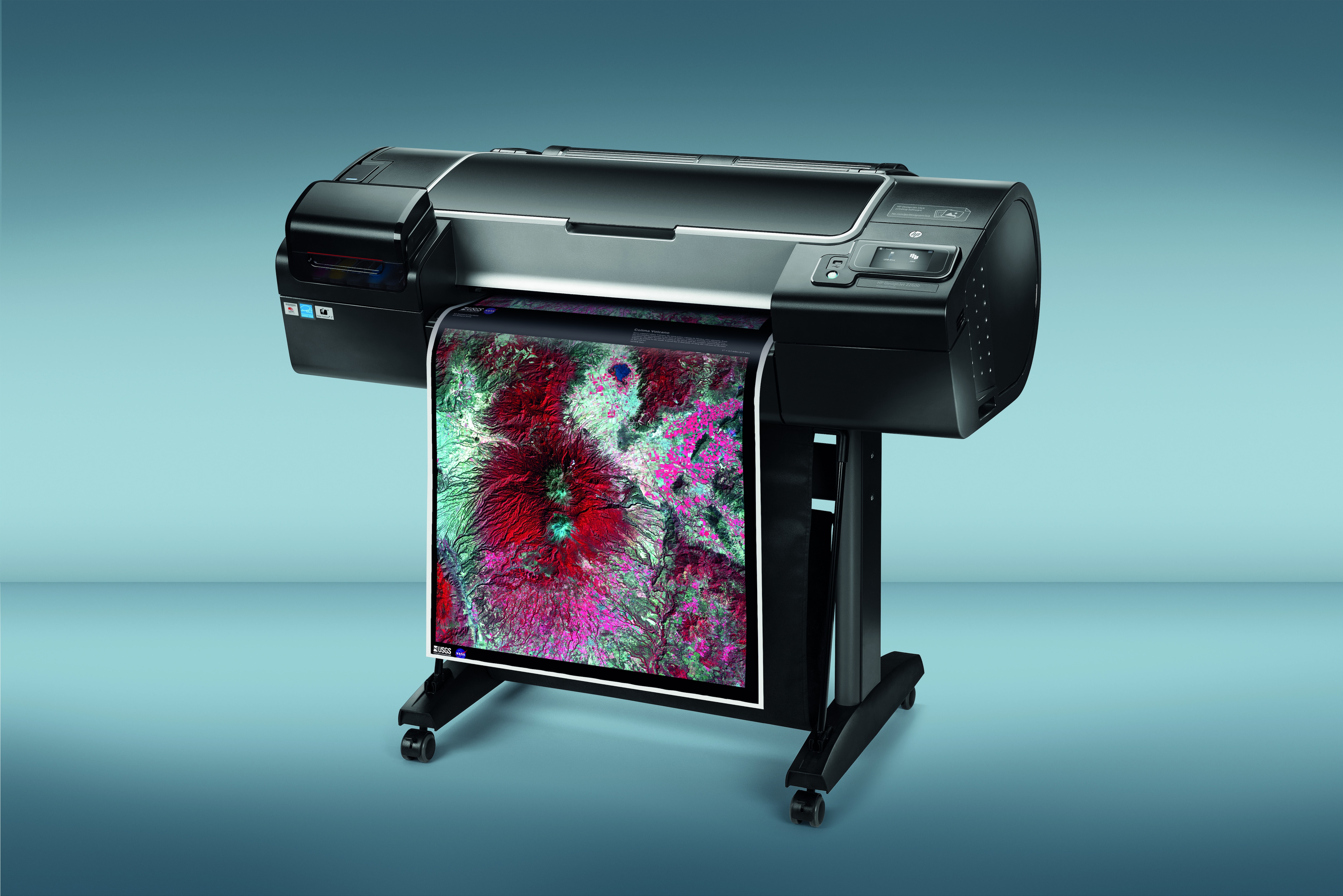 HP Designjet Z2600 24-in PostScript Großformatdrucker Thermal inkjet Farbe 2400 x 1200 DPI 610 x 1676 mm