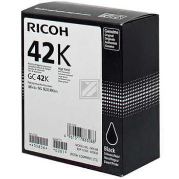 Original Ricoh 405836 / GC-42K Tinte schwarz