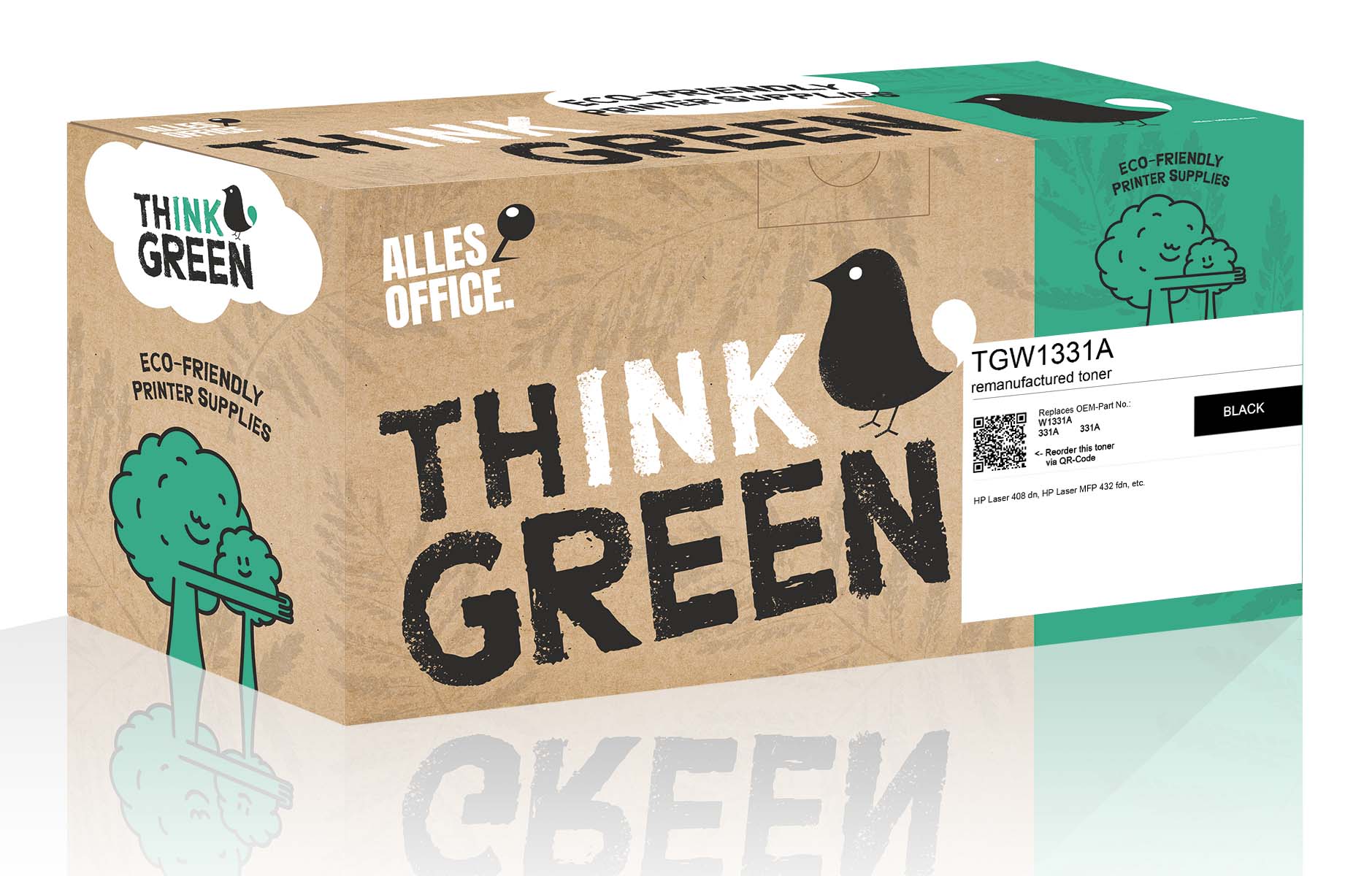 ThinkGreen HP W1331A / 331A schwarz