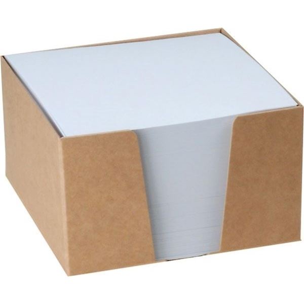 Notizblock in Schachtel, 9,5 x 9,5 x 5 cm