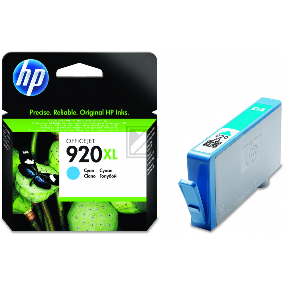 Original HP CD972AE / 920XL Tinte cyan