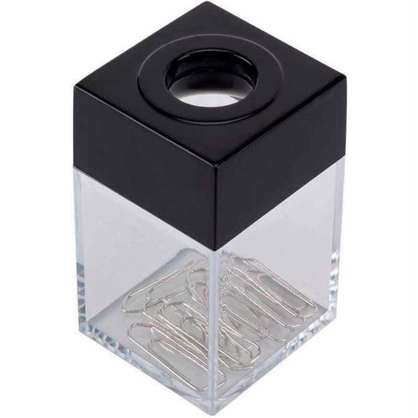 Dose für Büroklammern, kleines Quadrat, Magnet