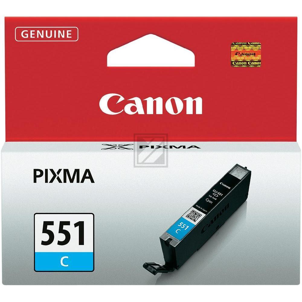 Original Canon 6509B001 / 551C Tinte cyan