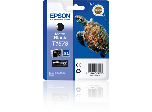 Original Epson C13T15784N10 / T1578 Tinte schwarz