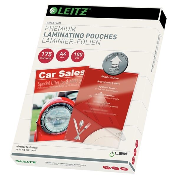 Laminierhülle A4 2x175my LEITZ 7483-00-00 UDT