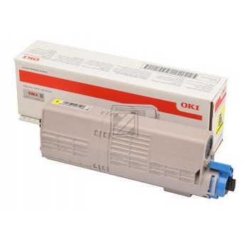 Original OKI 46490605 Toner gelb