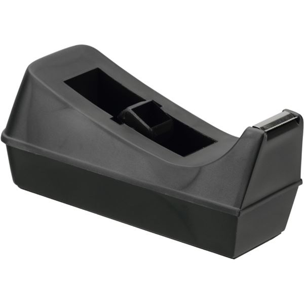 Klebebandabroller Connect, Tischgerät, 19 mm x 33 m, schwarz