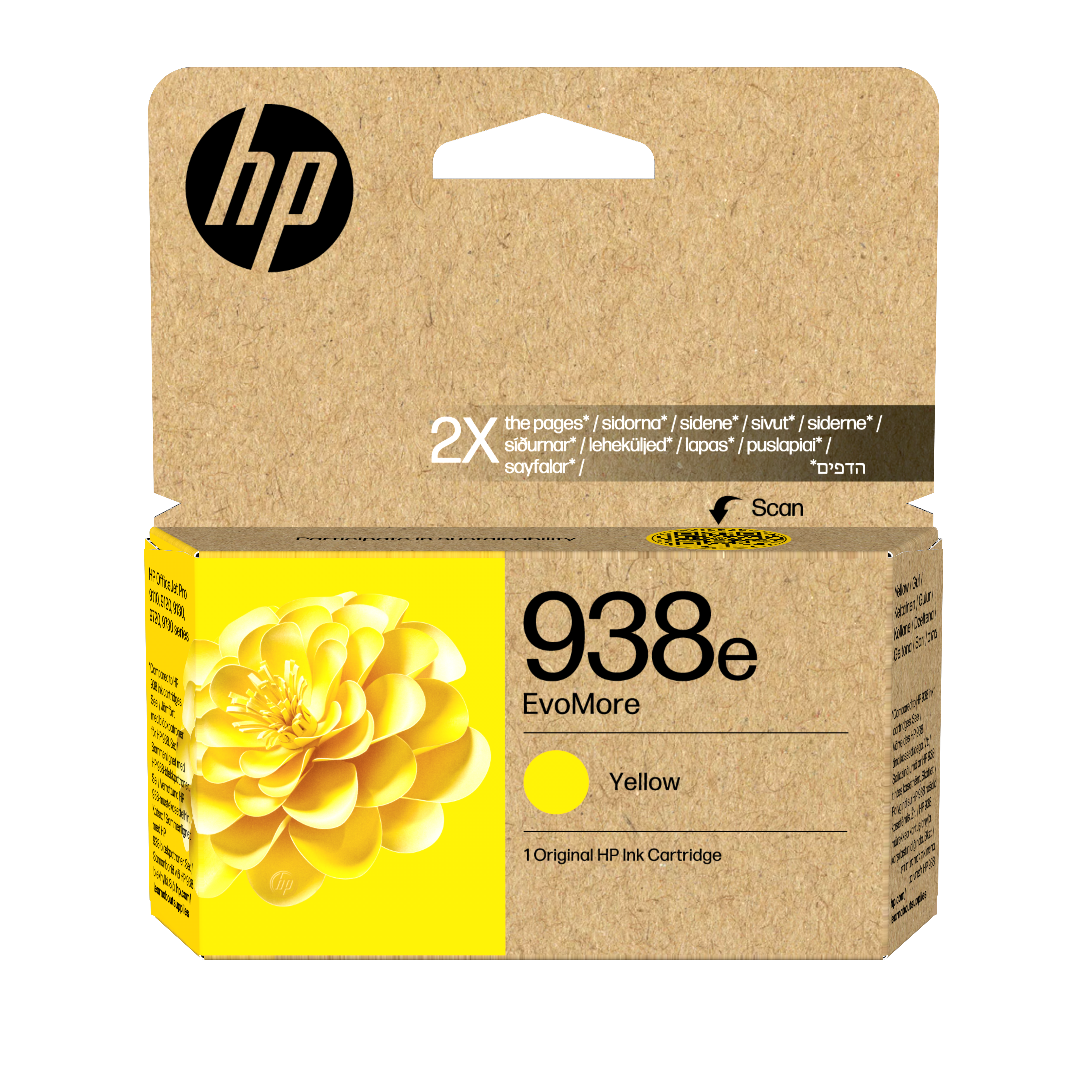 Original HP 4S6Y1PE Tinte gelb