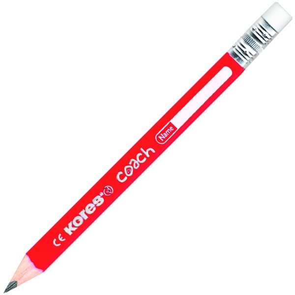 Graphitstift Kores Coach, mit Gummi, HB, 12 Stück