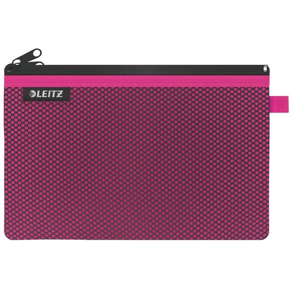 Doppelte Stofftasche, Leitz WOW - groß, rosa