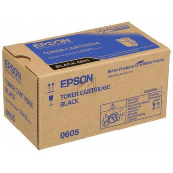 Original Epson C13S050605 / 0605 Toner schwarz Epson Toner-Kit schwarz (C13S050605, 0605)