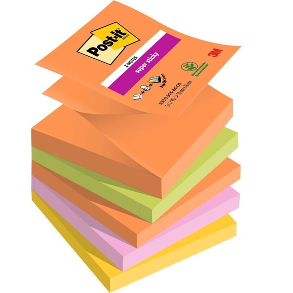 Z-Flocken Super Sticky BOOST, 76x76 mm, 5 Stück