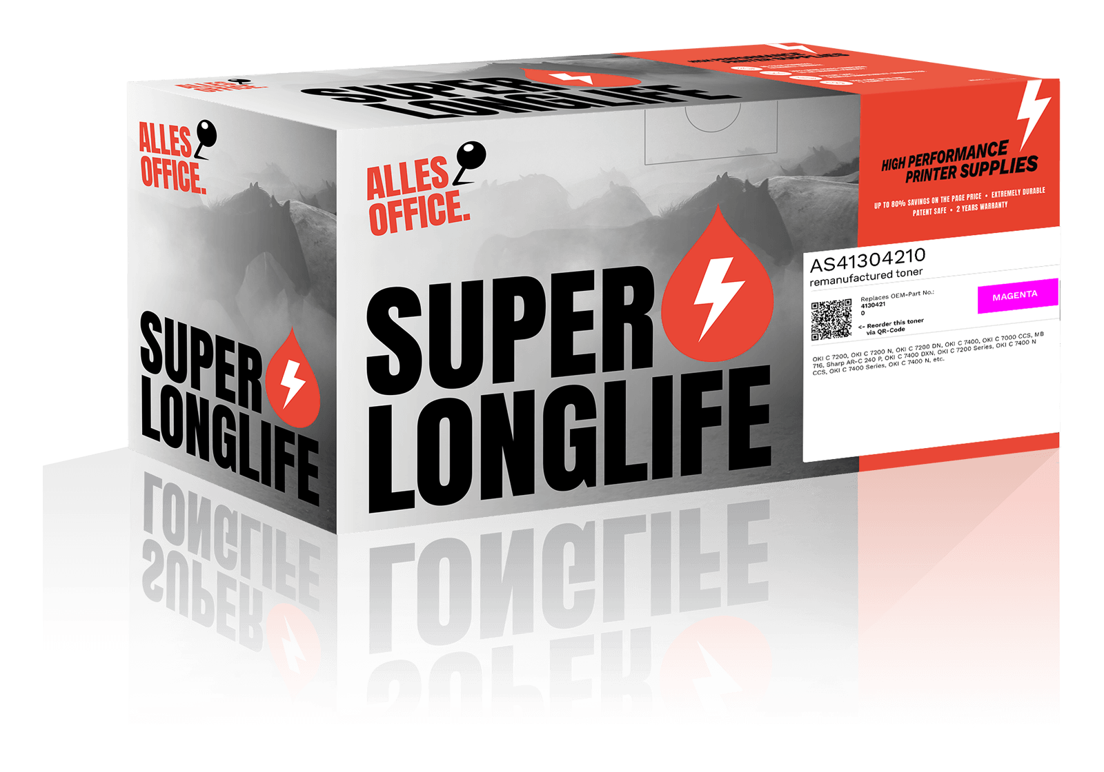Superlonglife OKI 41304210 Toner magenta