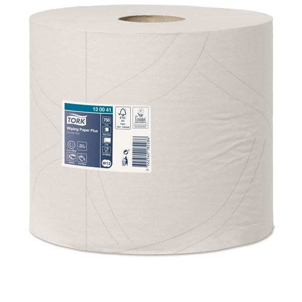 Tork Papierhandtücher auf Rolle, 2-lagig, weiß, 2 Stück