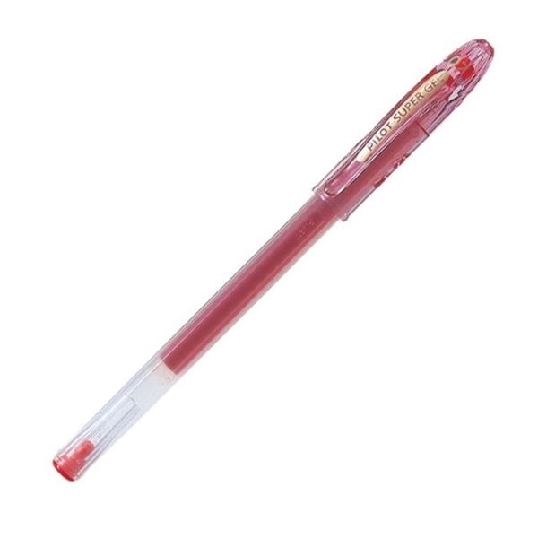 Gelroller mit Kappe Pilot Supergel, rot