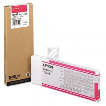 Original Epson C13T606B00 / T606B Tinte magenta
