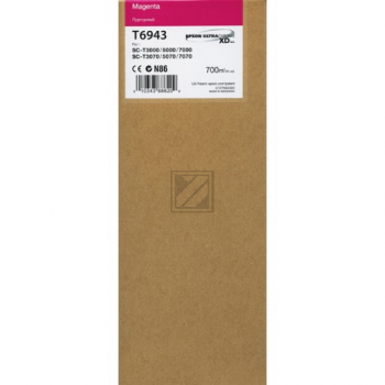 Original Epson C13T69430N / T6943 Tinte magenta