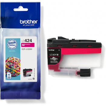 Original Brother LC-424M Tinte magenta