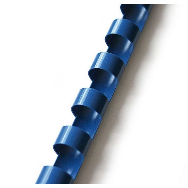 GBC Kunststoffrücken, 19 mm, blau, 100 Stück