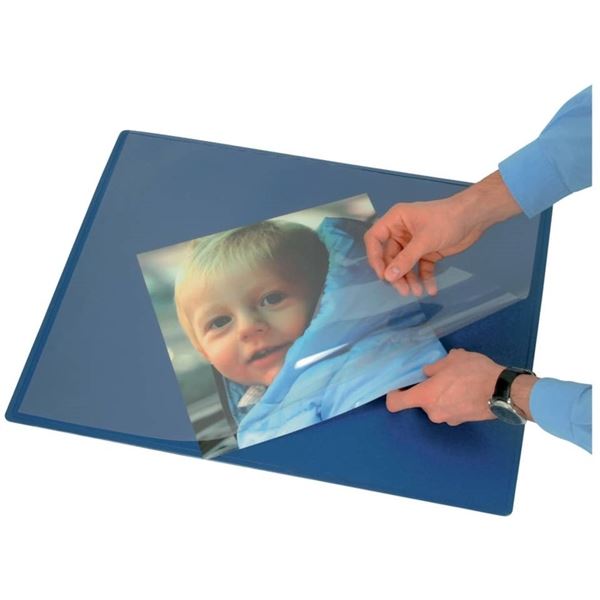 Connect Tischuntersetzer mit Klappfolie, 50 x 63 cm, blau